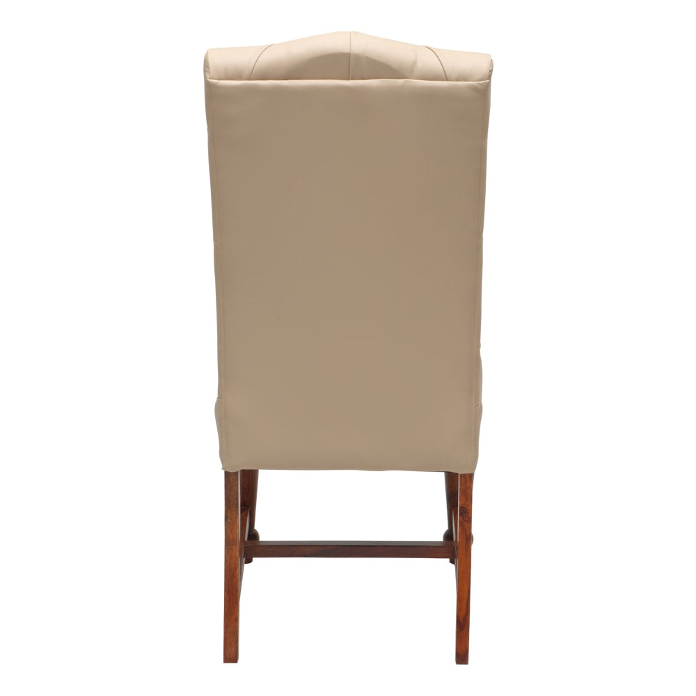 Dining Table Chairs Set of 6 With Wooden Frame Base -