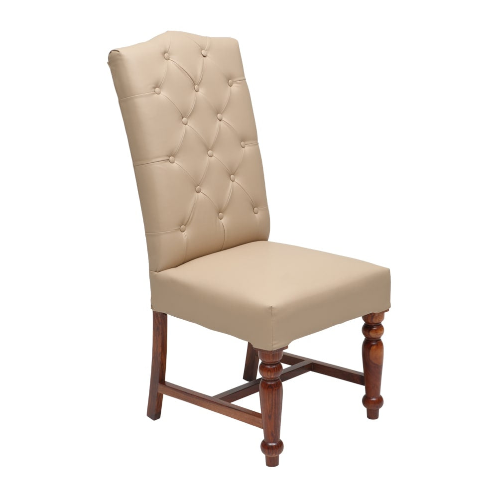 Dining Table Chairs Set of 6 With Wooden Frame Base -