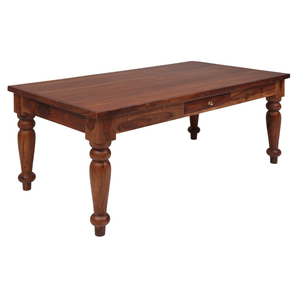 Dining Table Chairs Set of 6 With Wooden Frame Base -