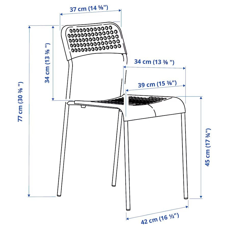 Dining Table and Chairs Set of 4 With Metal Frame Base -