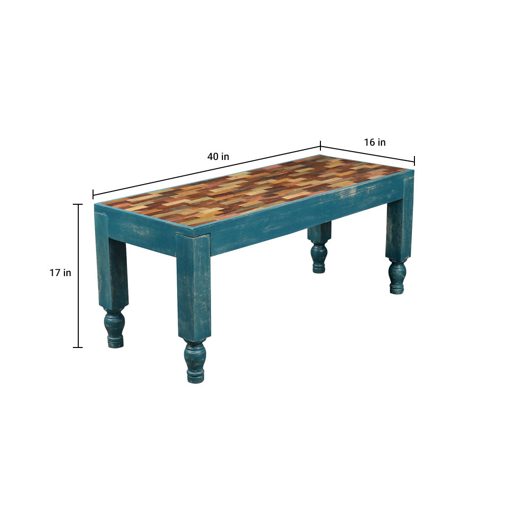 Dining table chair set of 4 & 1 Dining Bench Wooden Frame Base -