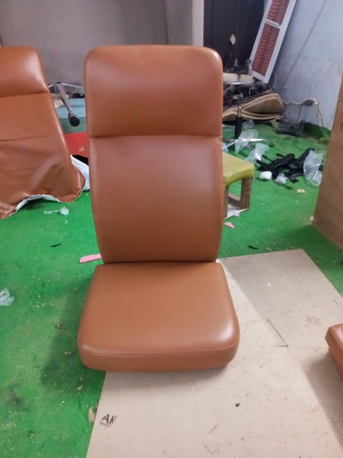 Director Chair in High Back with Chrome Base -