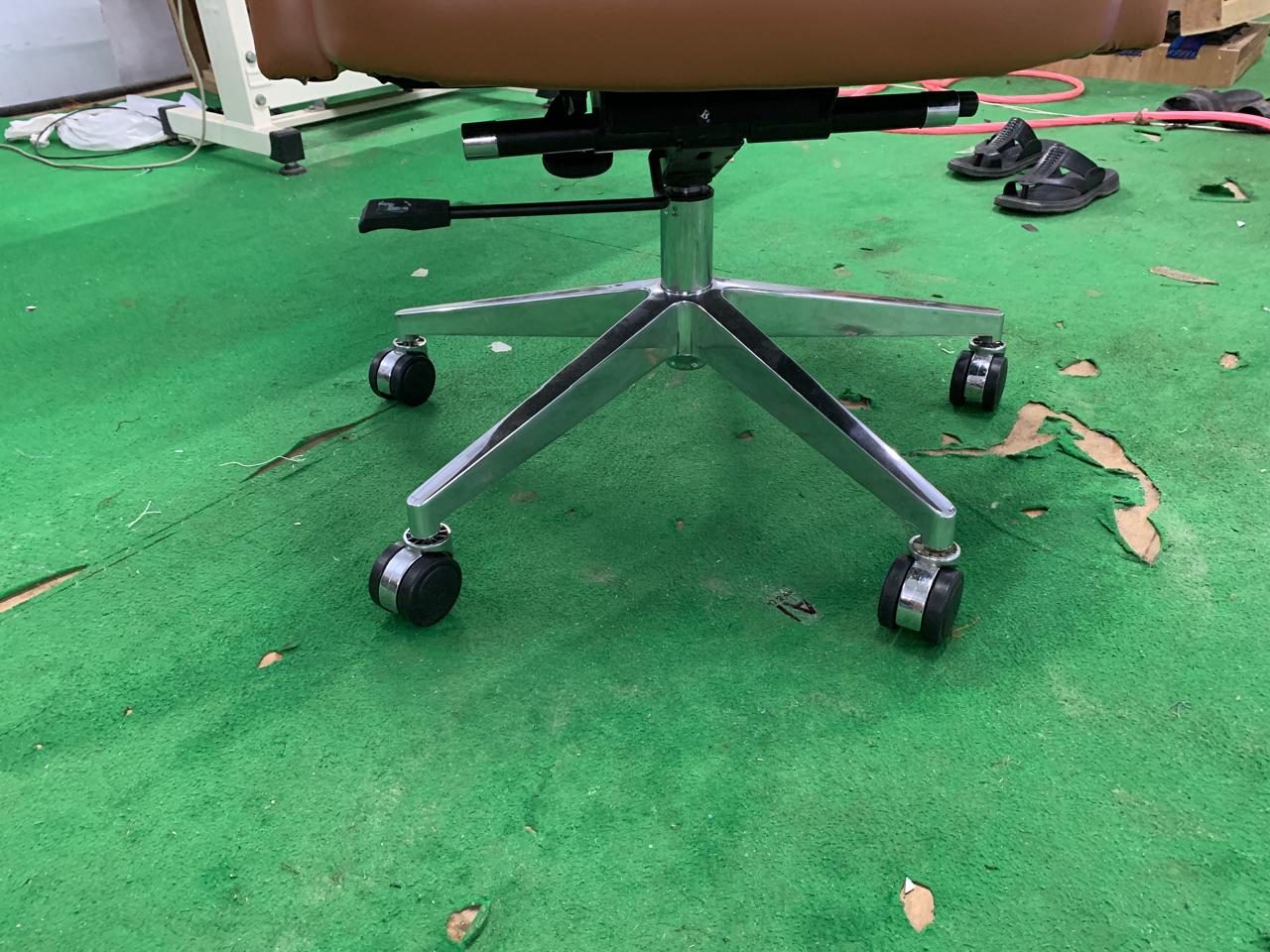 Director Chair in High Back with Chrome Base -