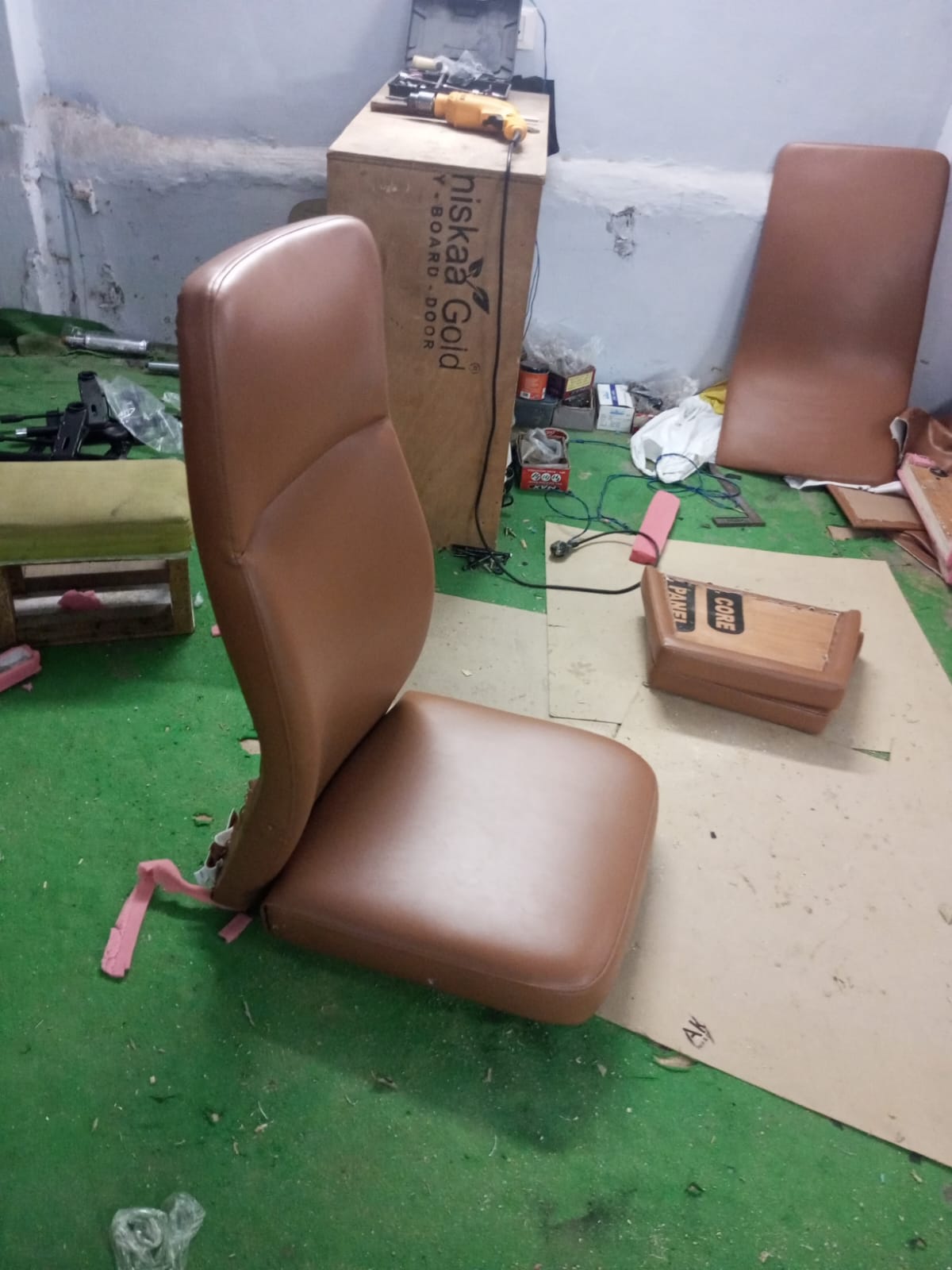 Director Chair in High Back with Chrome Base -
