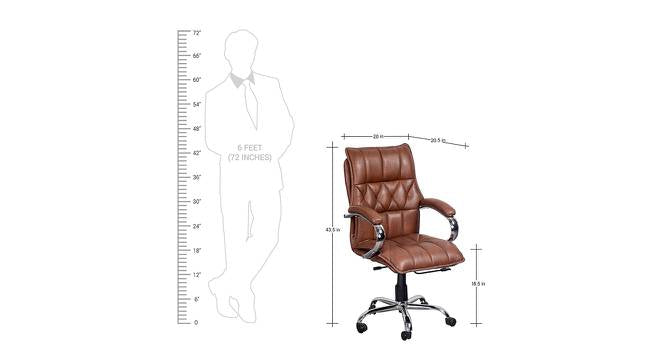Director Chair in High Back with Chrome Base -
