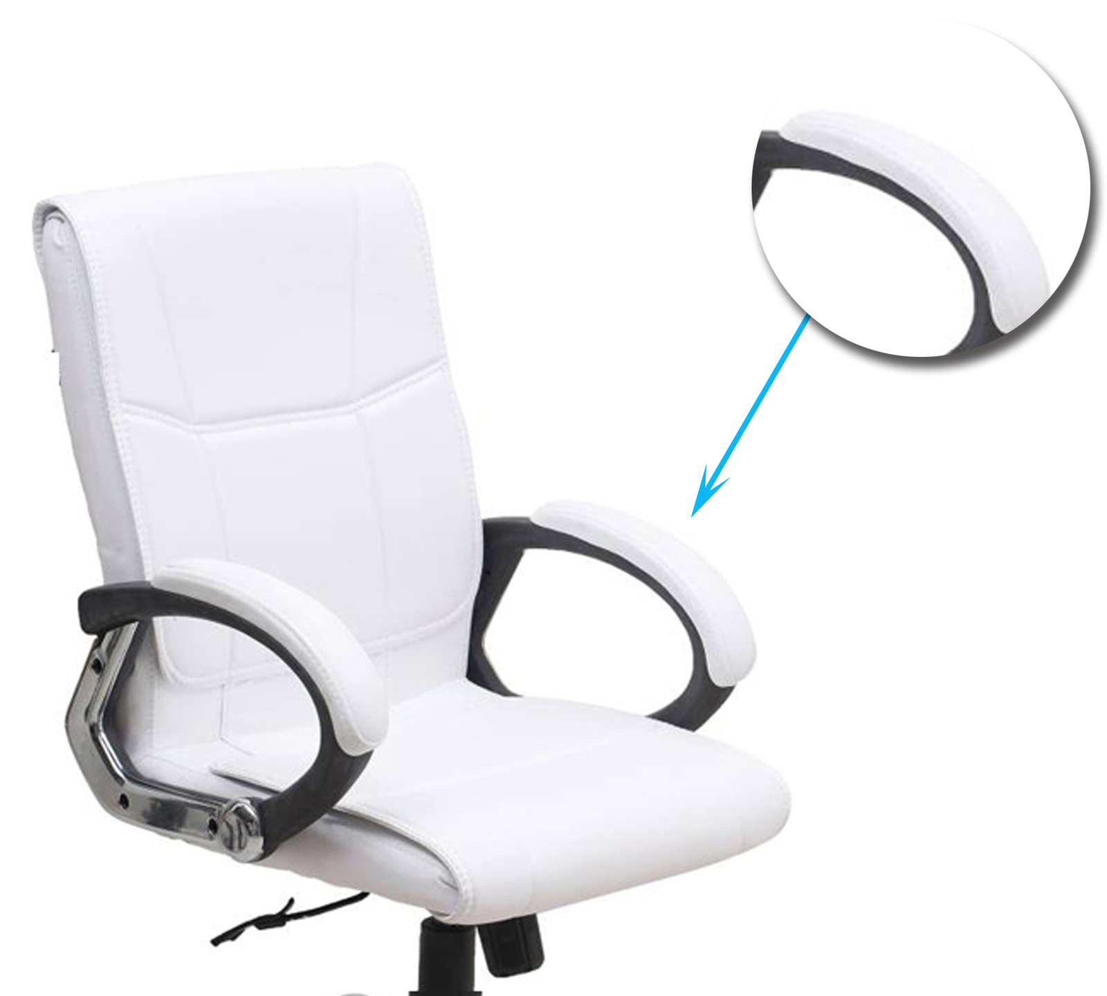 Director Chair with Height Adjustable Chrome Base -
