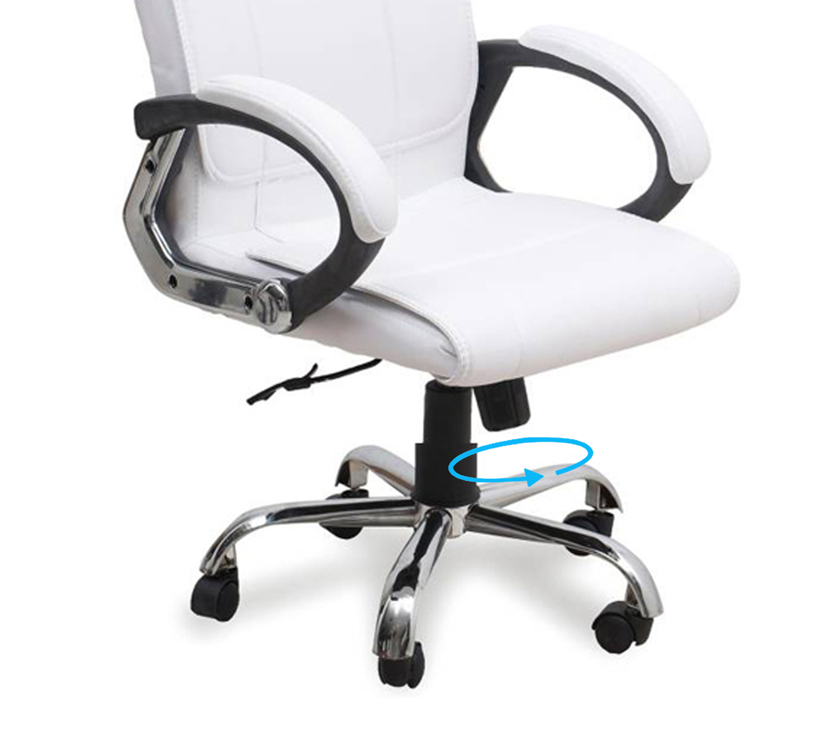 Director Chair with Height Adjustable Chrome Base -