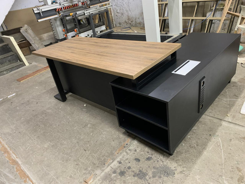 Commanding Presence: Director Table with 2 Drawer Collection