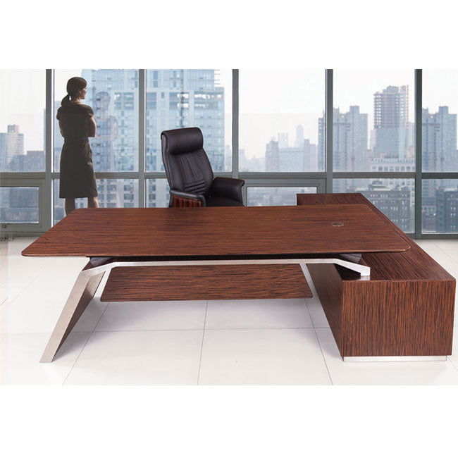 Director Table with side Cabinet