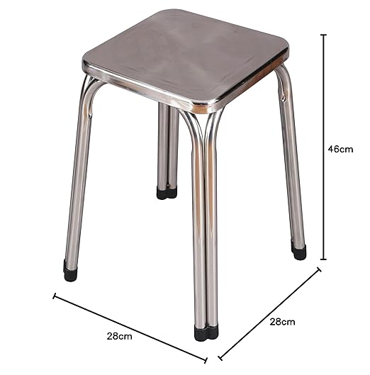 Doctor Stool With Metal Frame Legs -