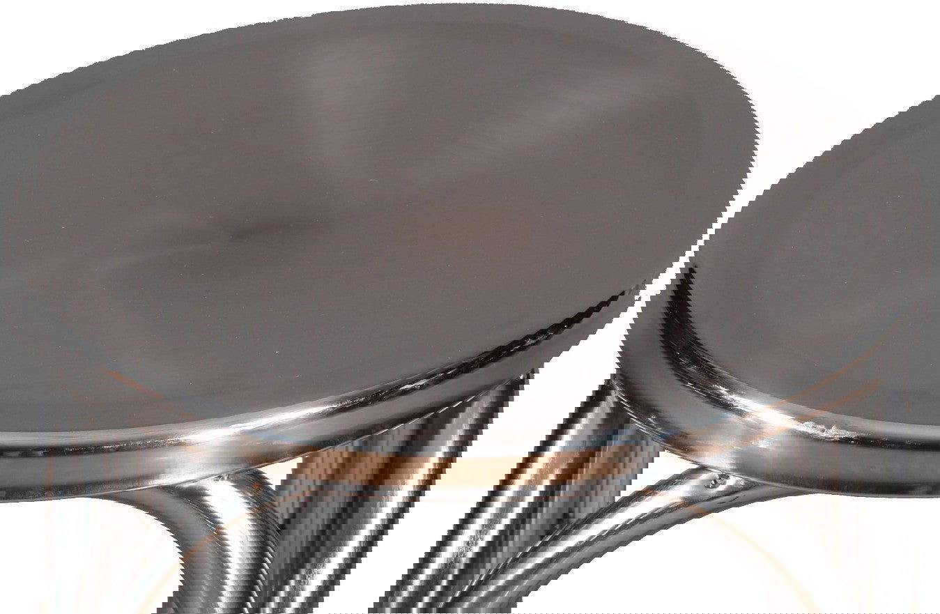 Dr Office Stools Chrome Finish (Silver) -