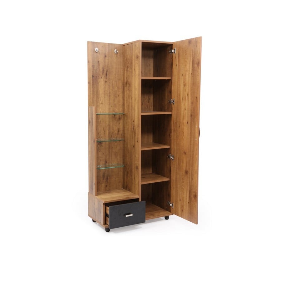 Dressing Unit with Storage in White Color -