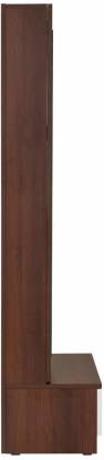 Dressing Unit with Storage in White and Brown Color -