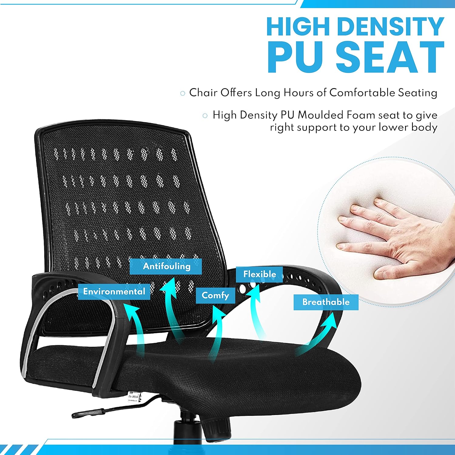 Executive Chair in Low Back with Nylon Base -