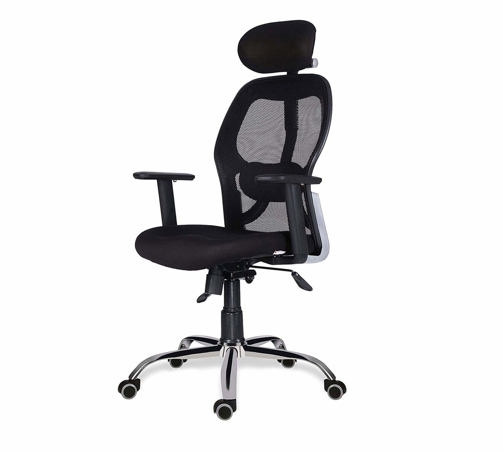 Executive Chair with Chrome Base and High Back -