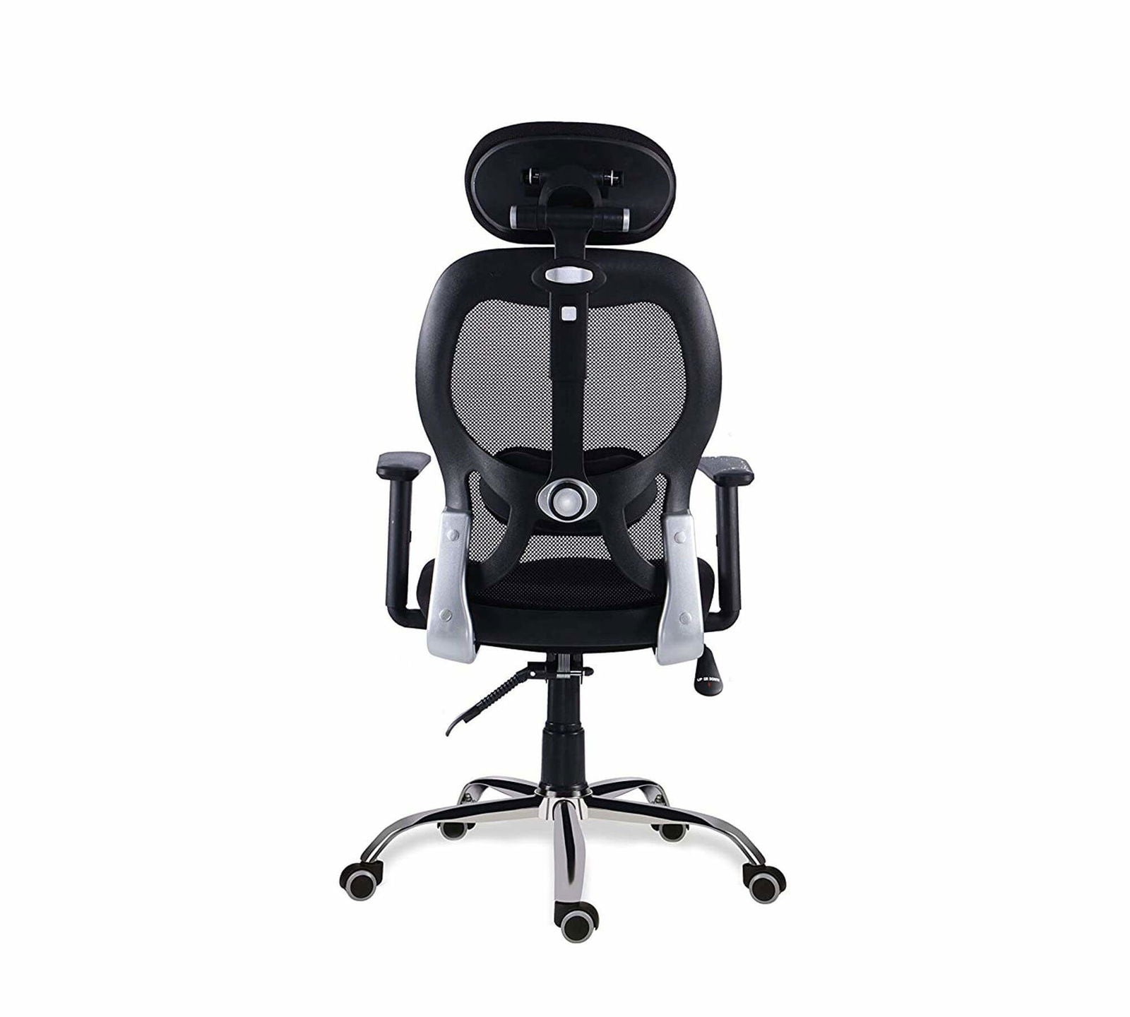 Executive Chair with Chrome Base and High Back -