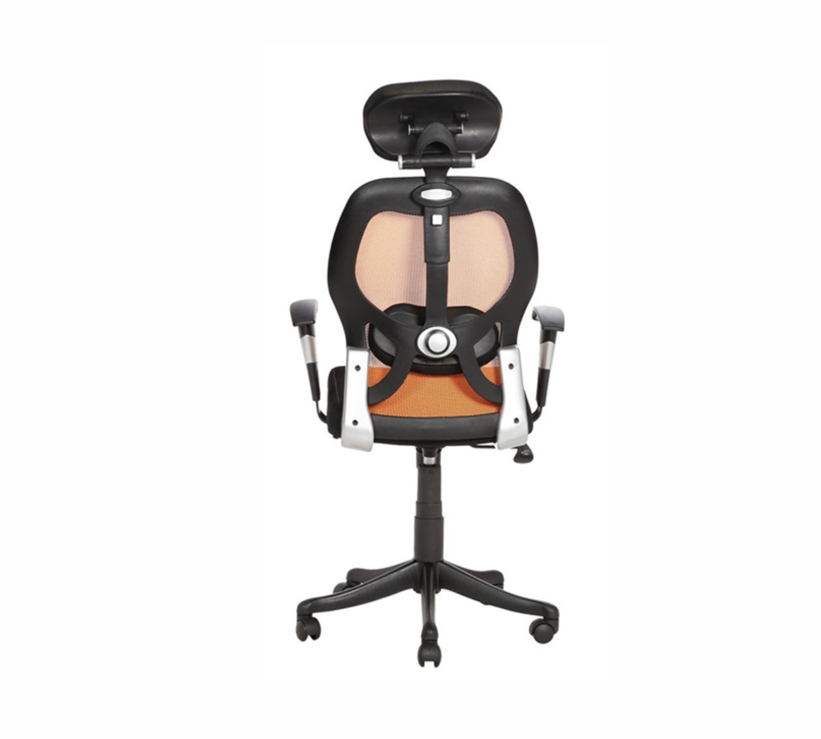 Executive Chair with Headrest & Height Adjustable Nylon Wheel Base -