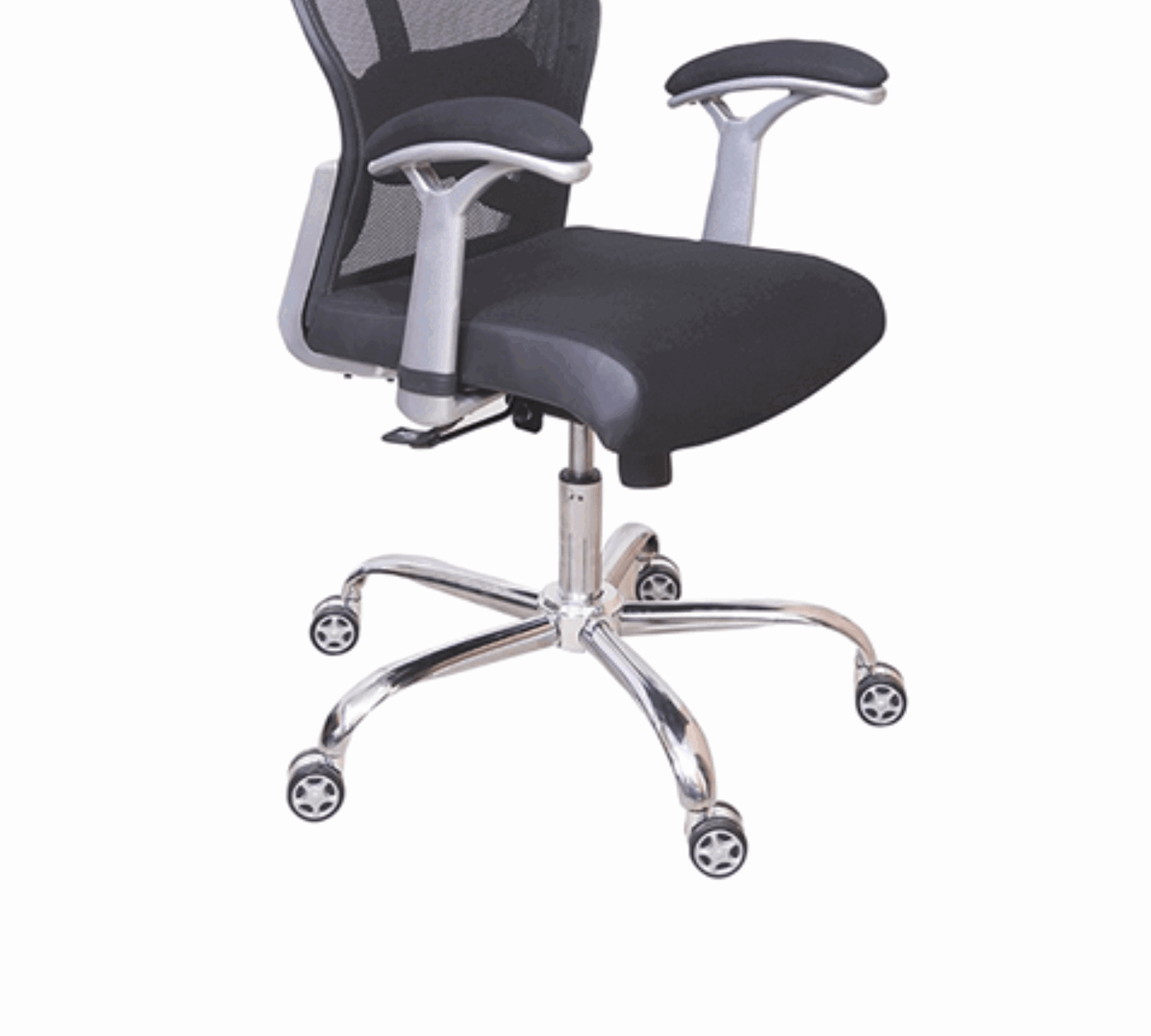 Executive Chair with Headrest & Height Adjustable Wheels Base -