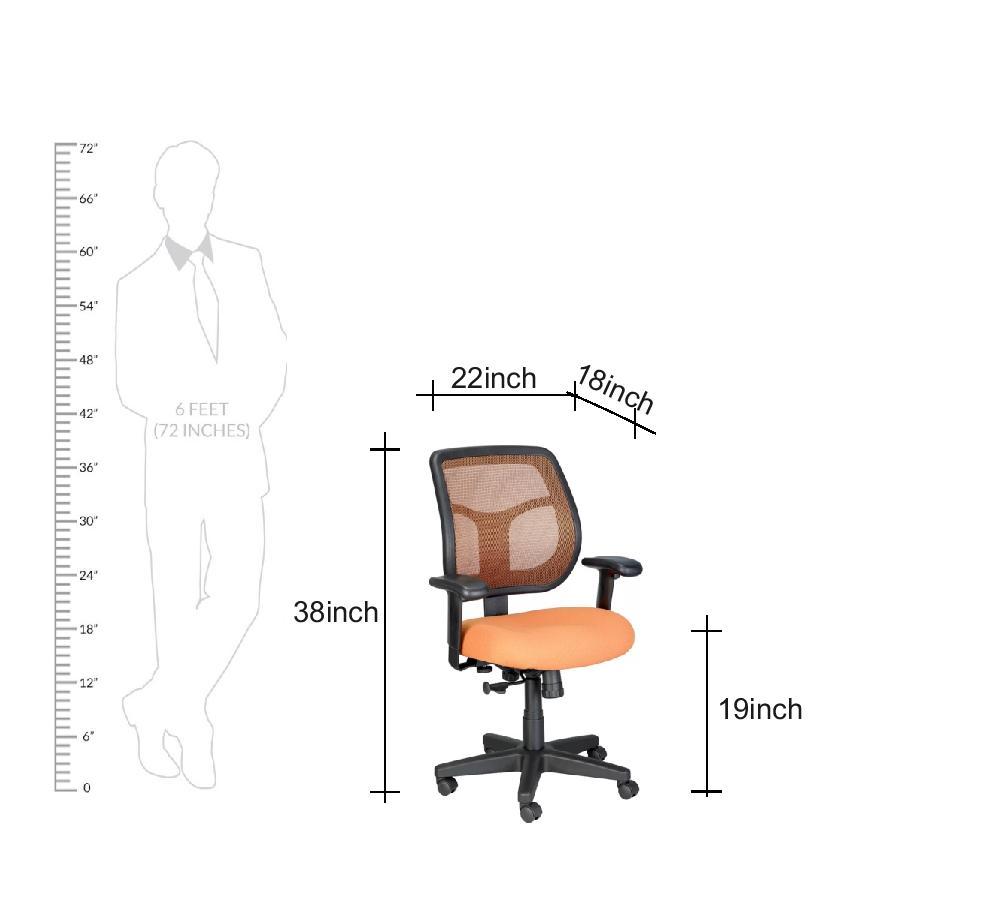 Executive Office Chair with Nylon Wheels Base -