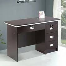 Compact office writing table with sleek appearance