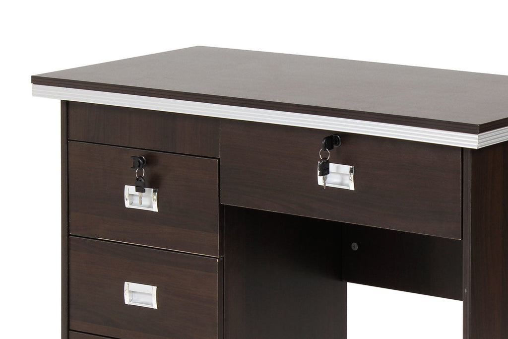 Executive Office Table with Drawer Pedestal & Modesty Panel