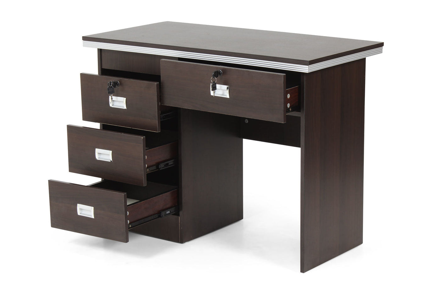 Executive Office Table with Drawer Pedestal & Modesty Panel – Lakdi.com ...