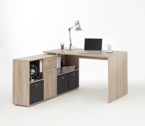 Openable Drawer Table Executive Table with Drawer Pedestal & Openable shutter – Lakdi.com ...