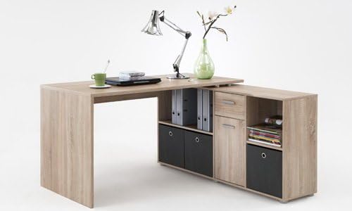 Executive Table with Drawer Pedestal & Openable shutter -