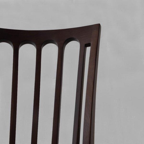 Fabric Dining Chair with Wooden Frame Base -