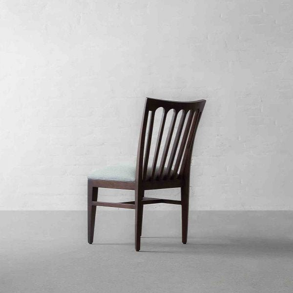 Fabric Dining Chair with Wooden Frame Base -
