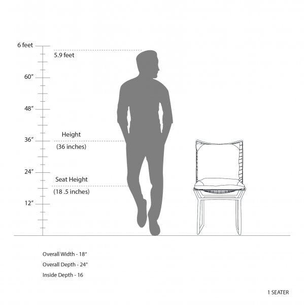Fabric Dining Chairs with Steel Frame Base -
