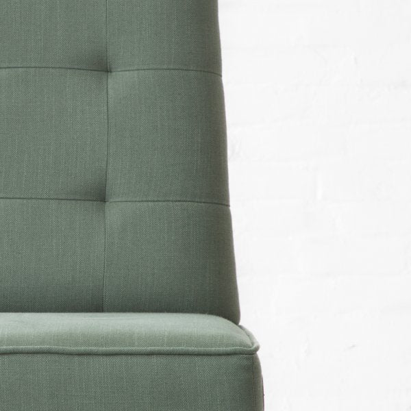 Fabric Dining Chairs with Wooden Frame Base -