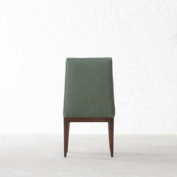 Fabric Dining Chairs with Wooden Frame Base -