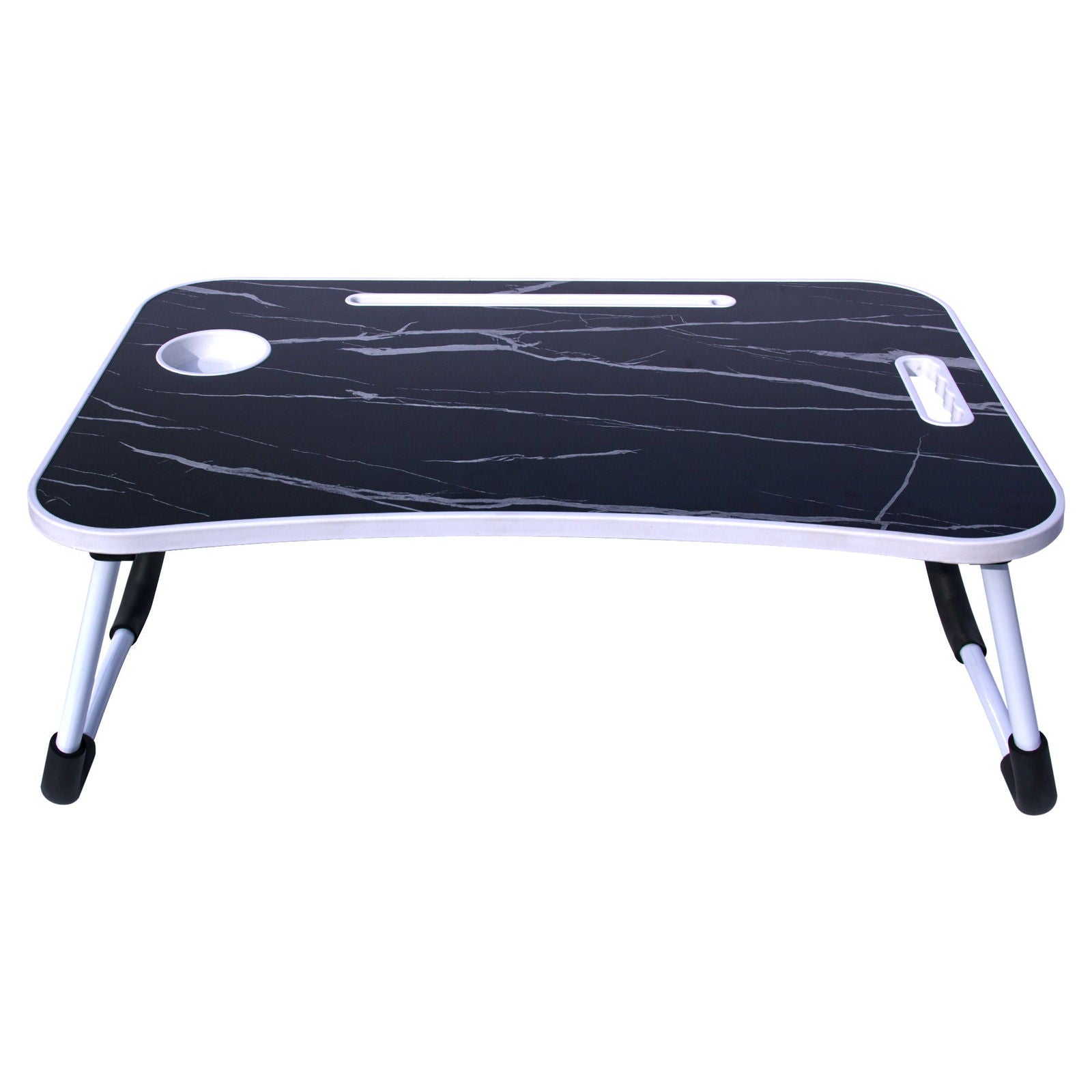 Foldable Laptop Table with Cup Holder and Tablet Groove Pack of 6 -