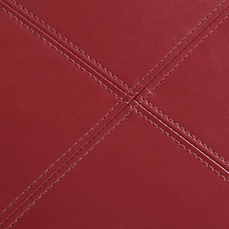Fully Cushioned Fabric Ottoman with Storage -