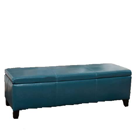 Fully Cushioned Fabric Ottoman with Storage -