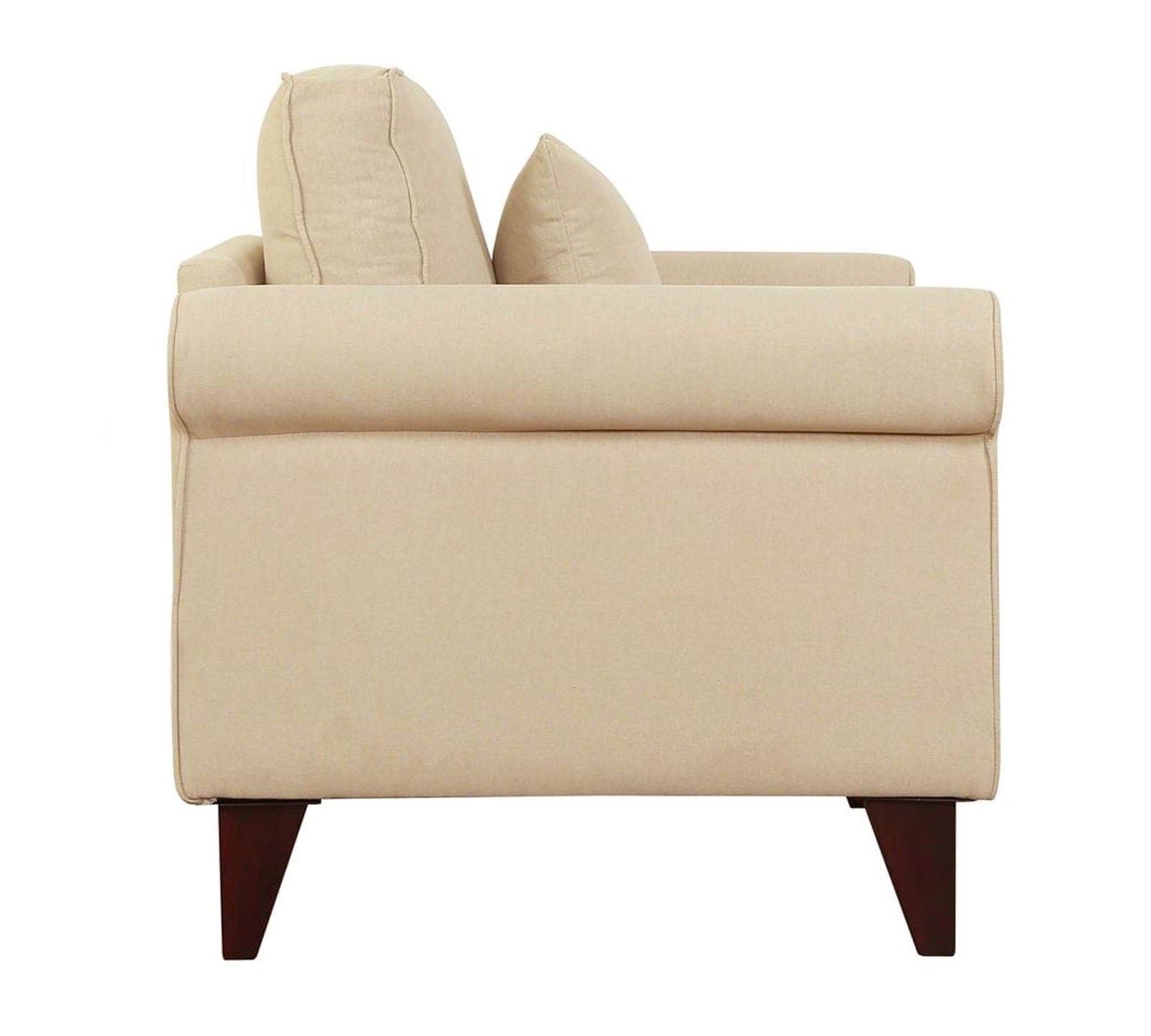 Fully Cushioned Lounge Chair with Cushion for Living Room -