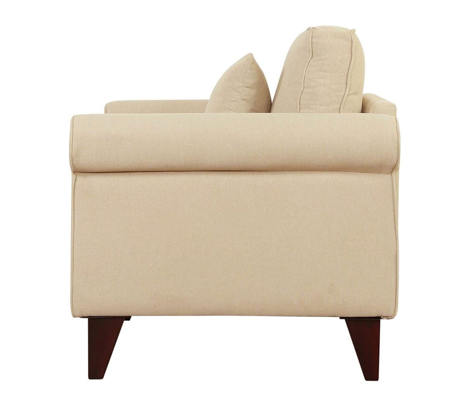 Fully Cushioned Lounge Chair with Cushion for Living Room -
