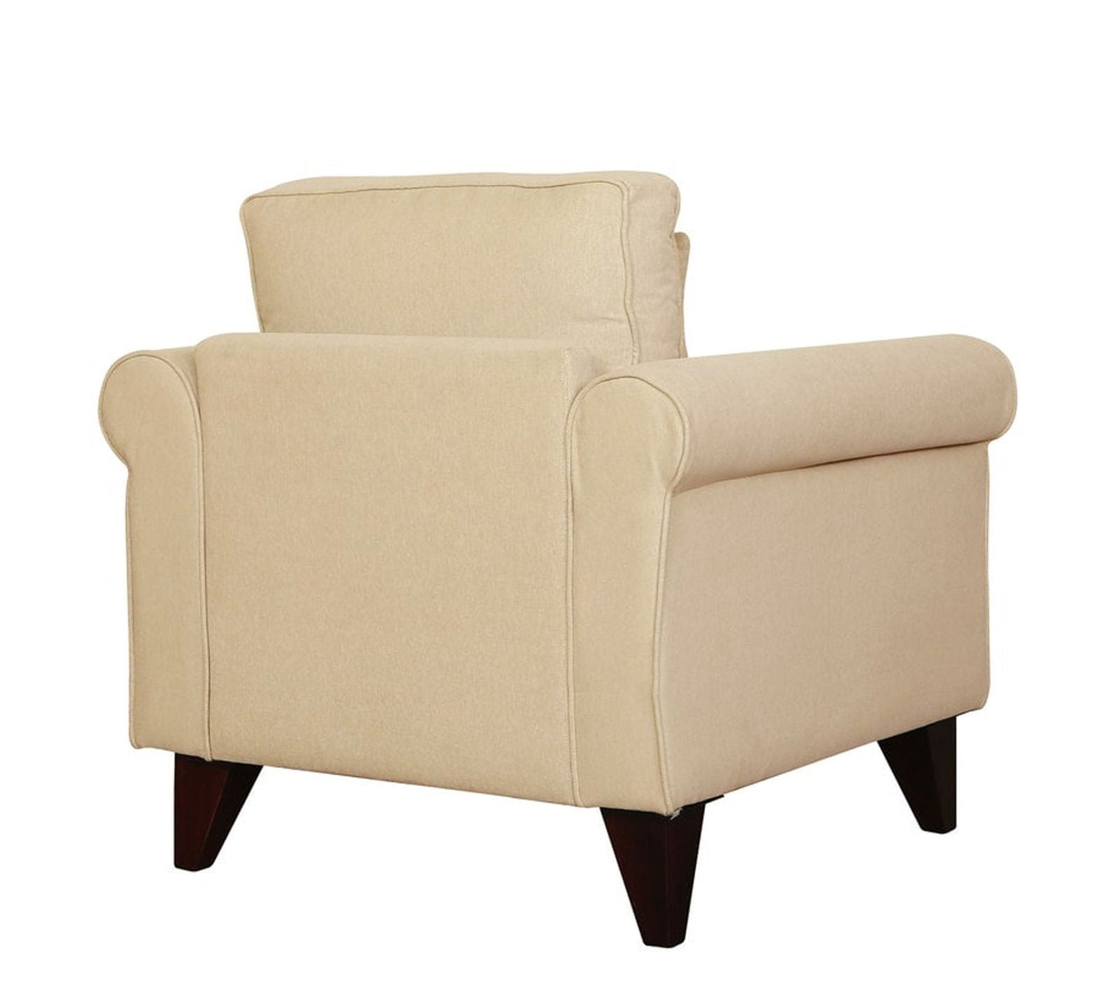 Fully Cushioned Lounge Chair with Cushion for Living Room -