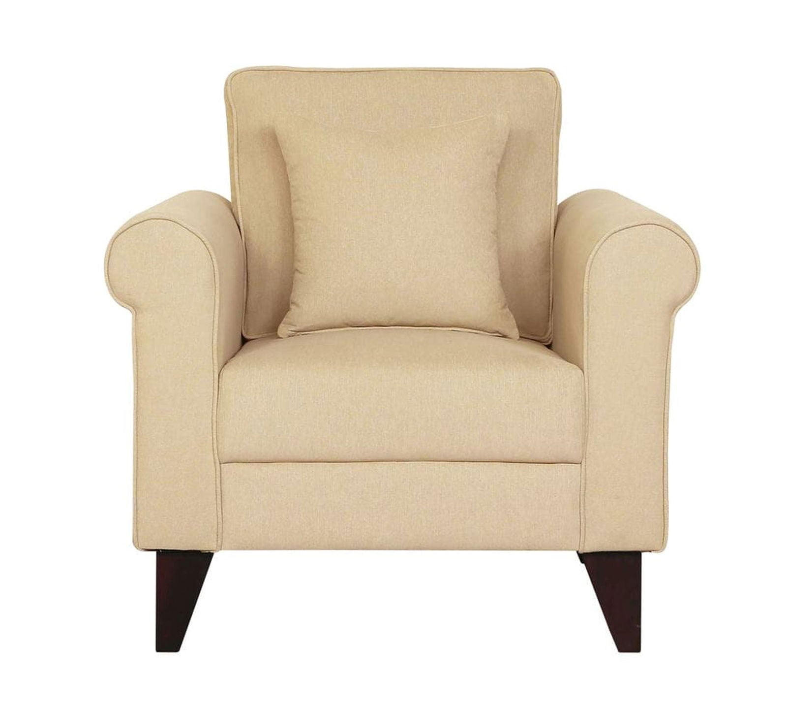 Fully Cushioned Lounge Chair with Cushion for Living Room -