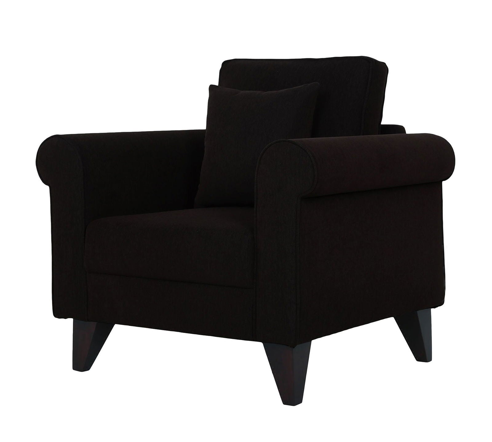 Fully Cushioned Lounge Chair with Cushion for Living Room -