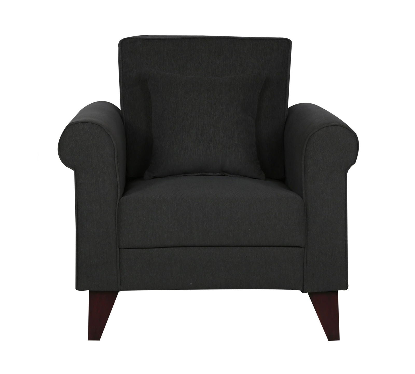 Fully Cushioned Lounge Chair with Cushion for Living Room -