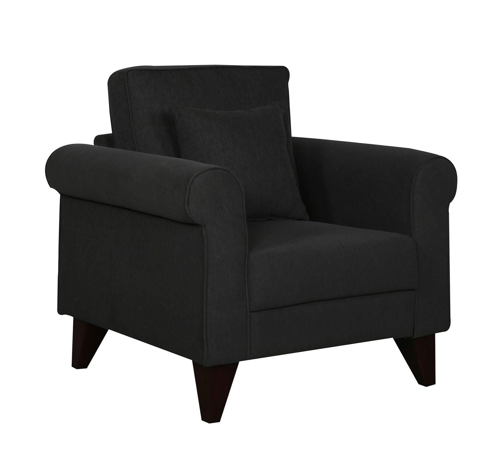 Fully Cushioned Lounge Chair with Cushion for Living Room -