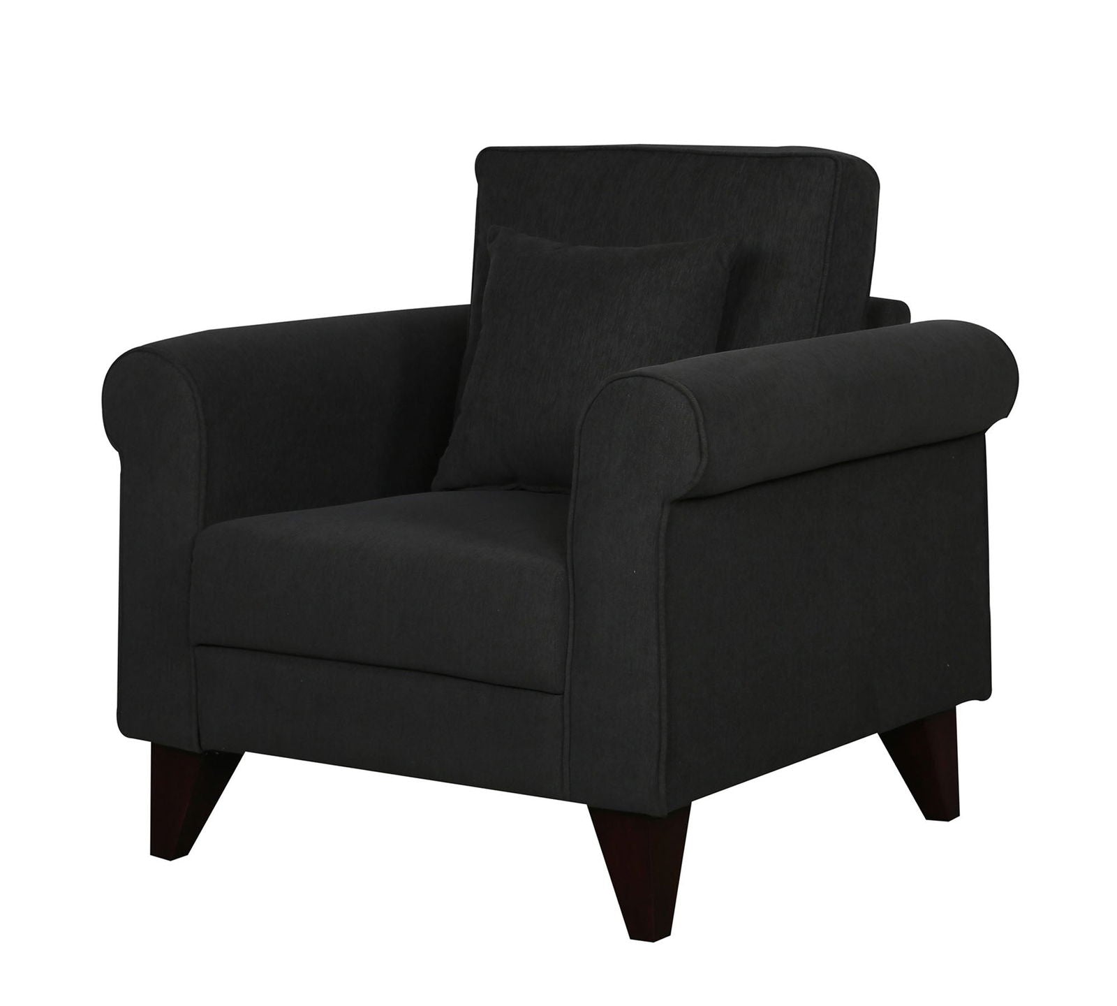 Fully Cushioned Lounge Chair with Cushion for Living Room -