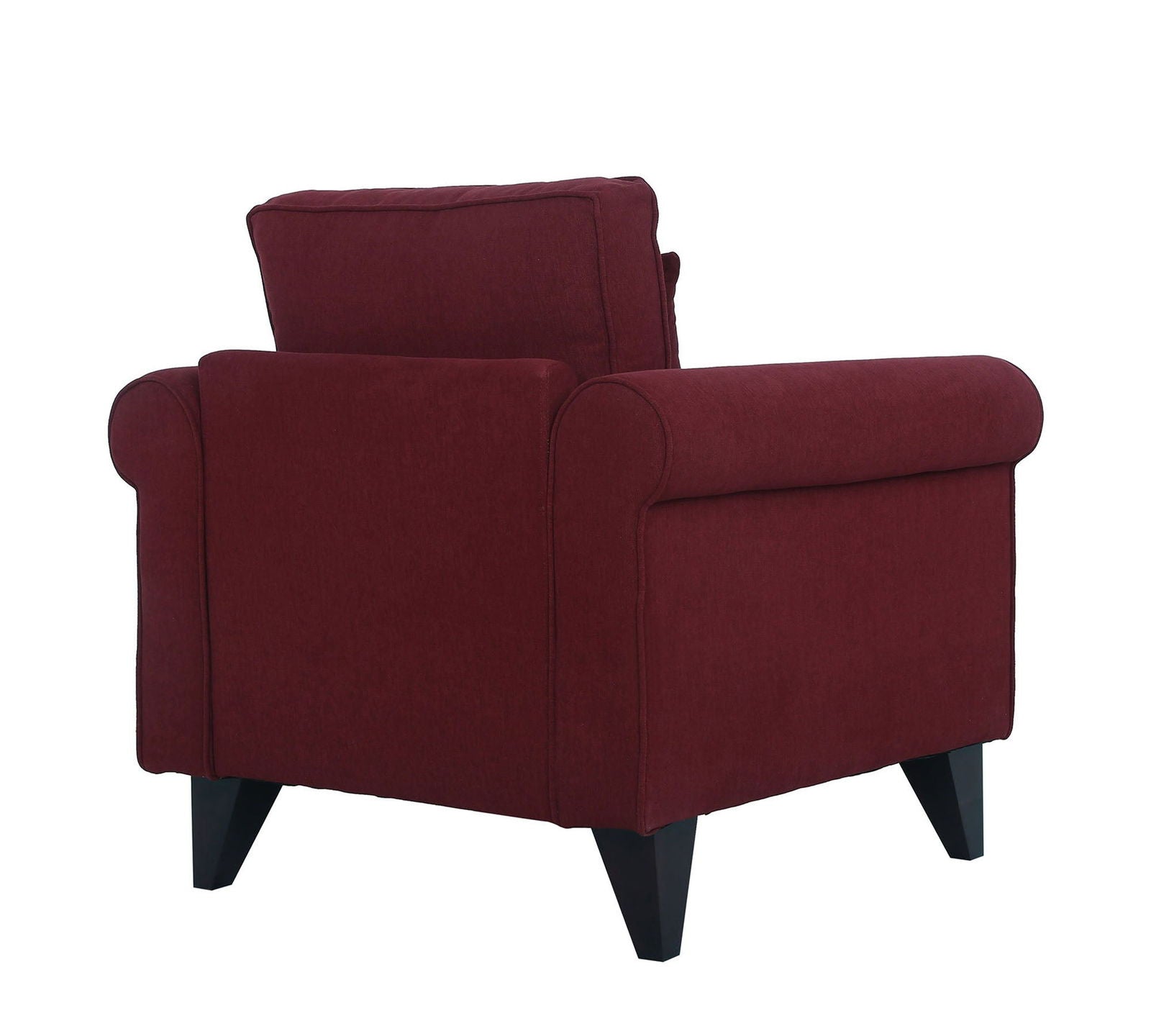 Fully Cushioned Lounge Chair with Cushion for Living Room -