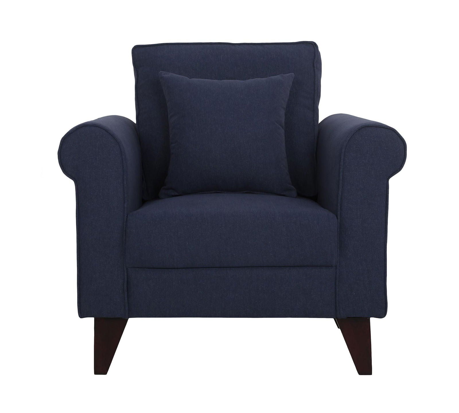 Fully Cushioned Lounge Chair with Cushion for Living Room -