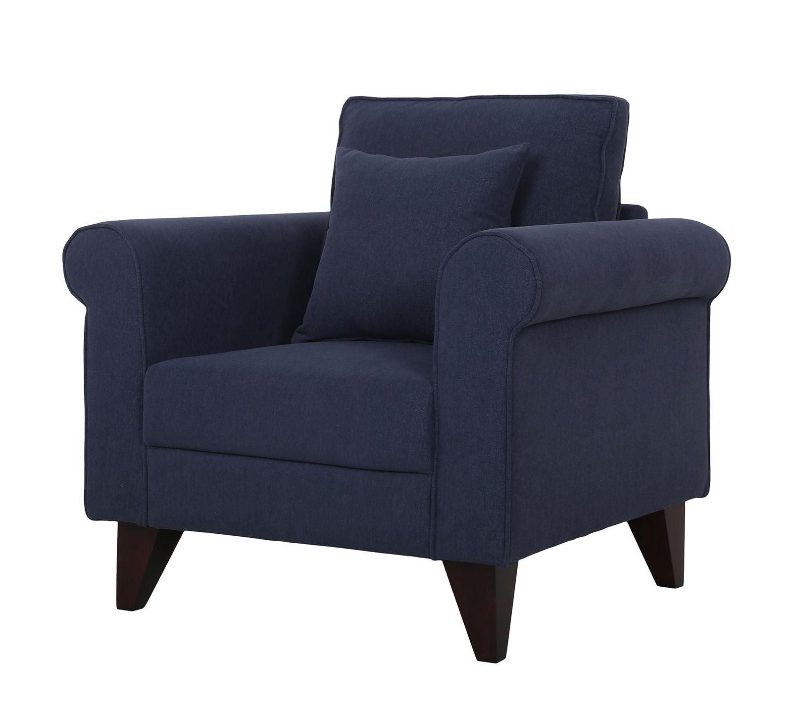Fully Cushioned Lounge Chair with Cushion for Living Room -