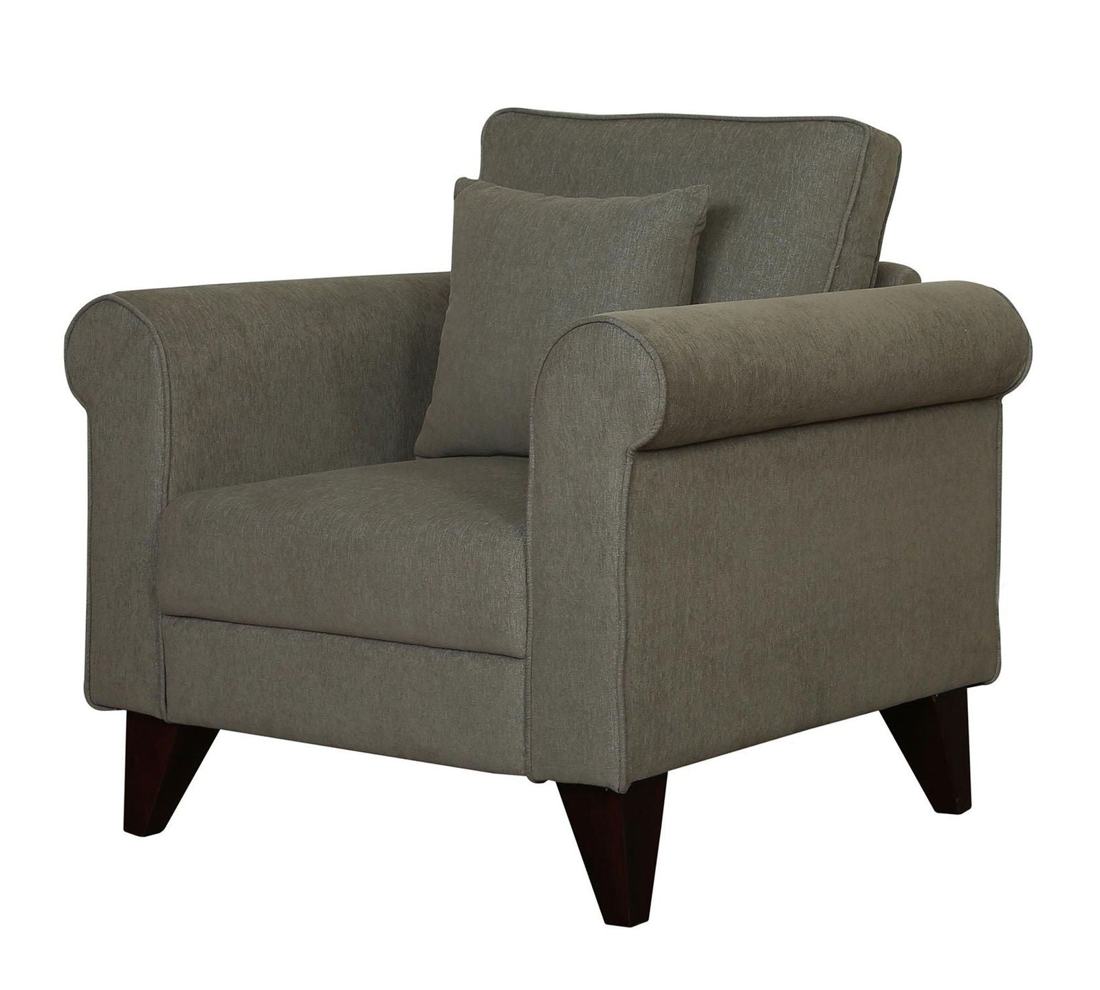 Fully Cushioned Lounge Chair with Cushion for Living Room -