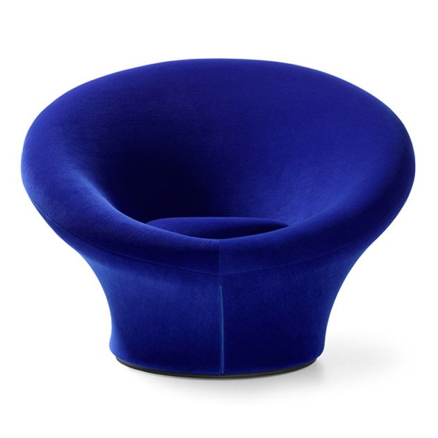 Fully Cushioned Velvet Pouffe with Wooden Frame -