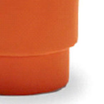 Fully Cushioned Wooden Base Fabric Pouffe -